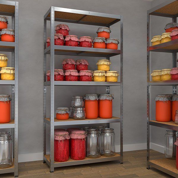 Побутовий поличний стелаж Multirack 2200x1200x400-5-М фото 15