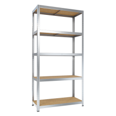  Стеллаж металлический оцинкованный FORSTOR Multirack 1800x1000x400 мм 5 полок МДФ