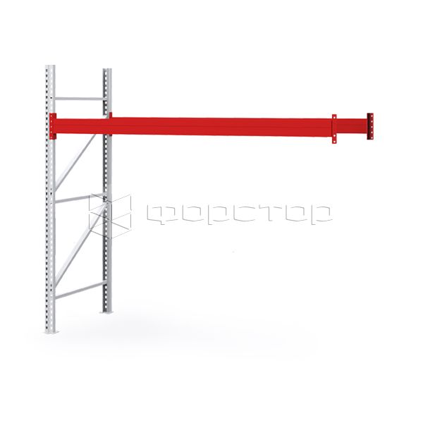Паллетный стеллаж Profi 2500х2700х1100-1 ТР приставной