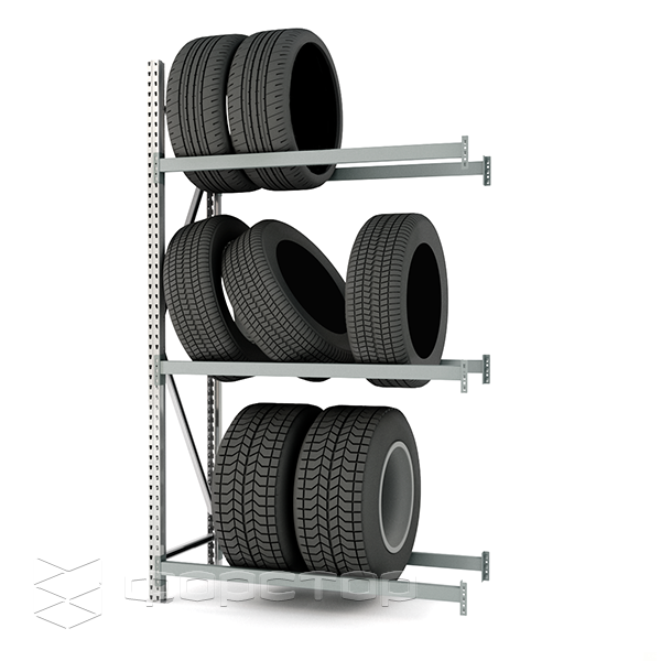 Стелаж для шин Master 2000x1200x500-3 приставний